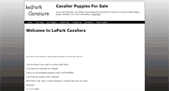 Desktop Screenshot of laparkcavaliers.com